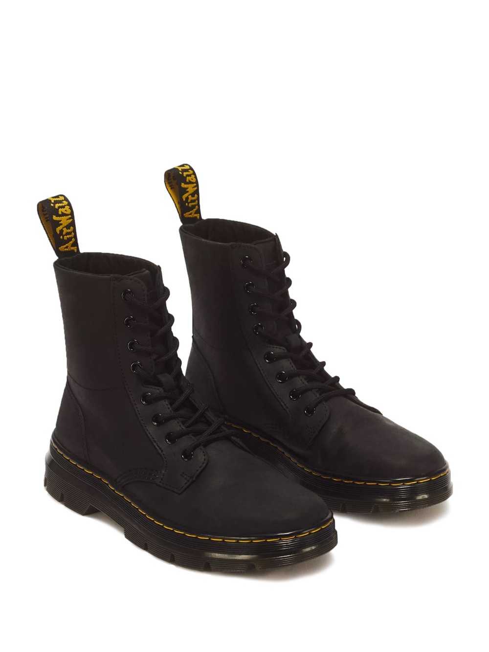 Dr. Martens Black Lace-Up Leather Boots